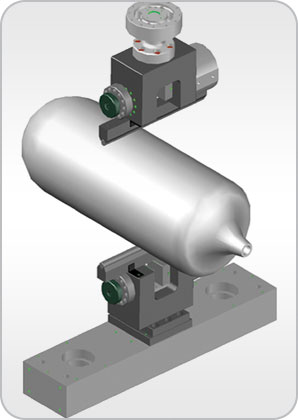 CF400-F فیکسچر تست رینگ Flattening