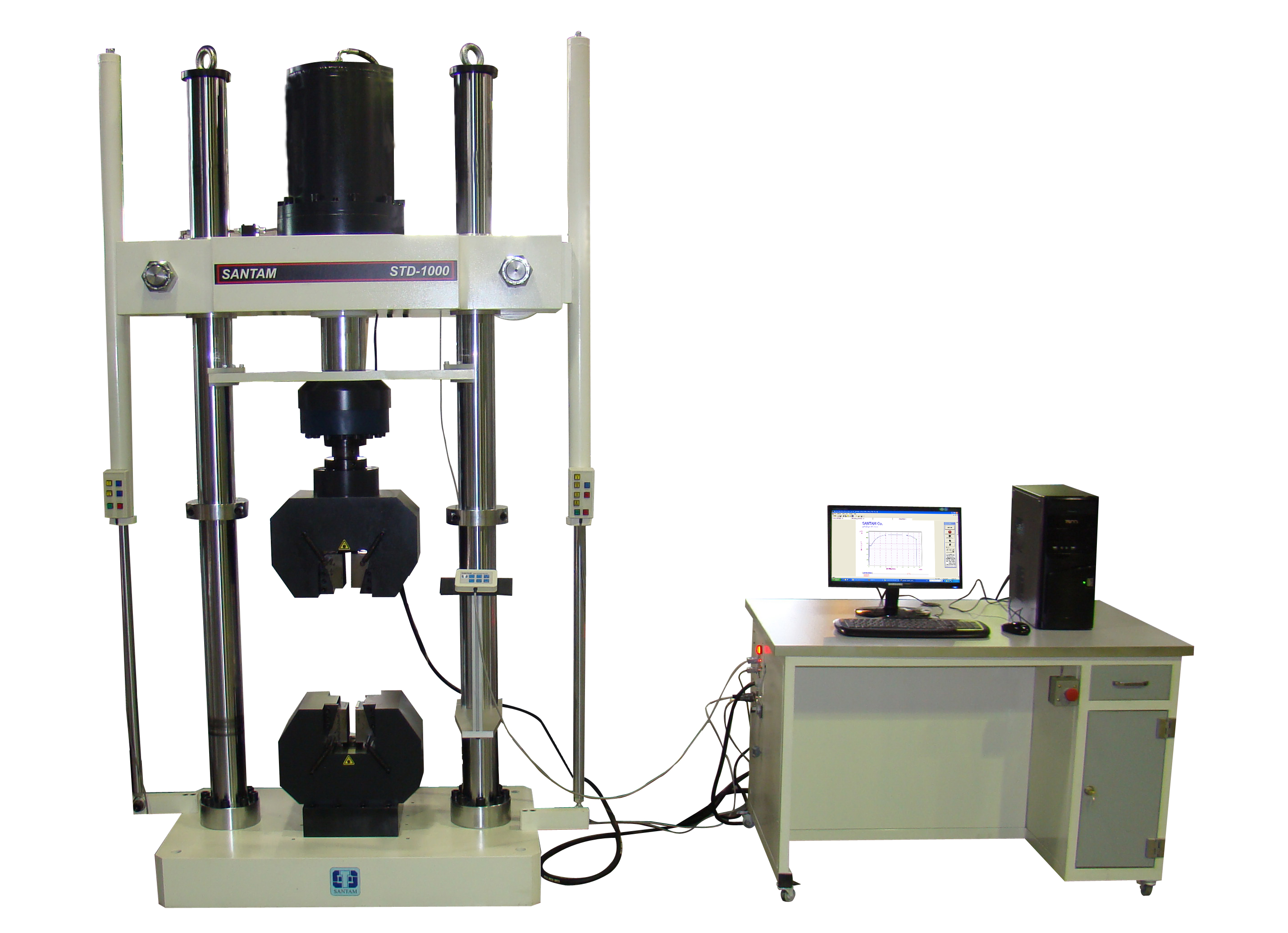  STD-1000  تست کشش هیدرولیک 100 تن  